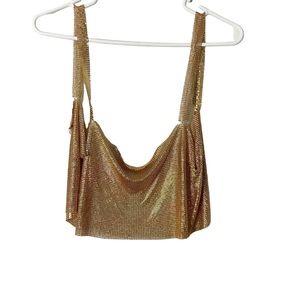 Gold Chain Women’s Crop Top